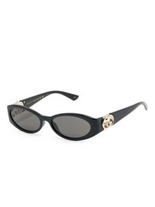 Gucci Eyewear oval-frame sunglasses - Zwart