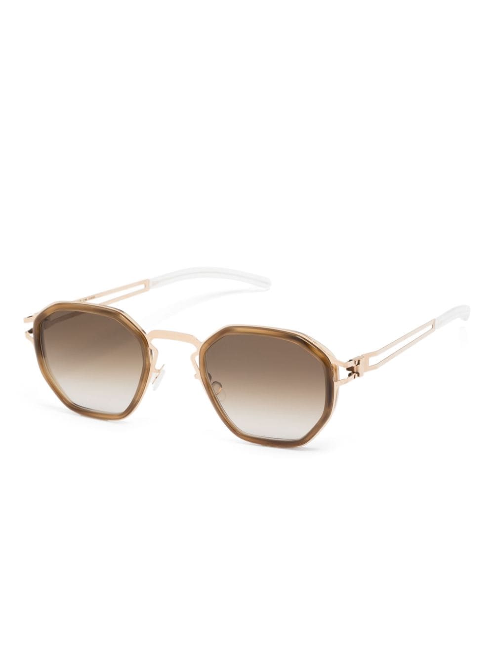 Mykita Gia geometric-frame sunglasses - Bruin