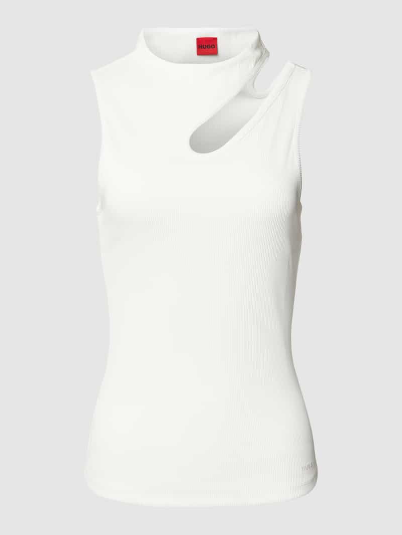 HUGO T-Shirt Damen Top DRACA Slim Fit (1-tlg)