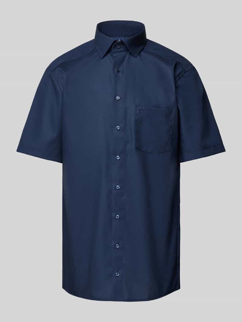 Olymp Modern fit zakelijk overhemd in design met korte mouwen, model 'Sora'