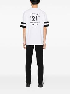 Karl Lagerfeld logo-print T-shirt - Wit