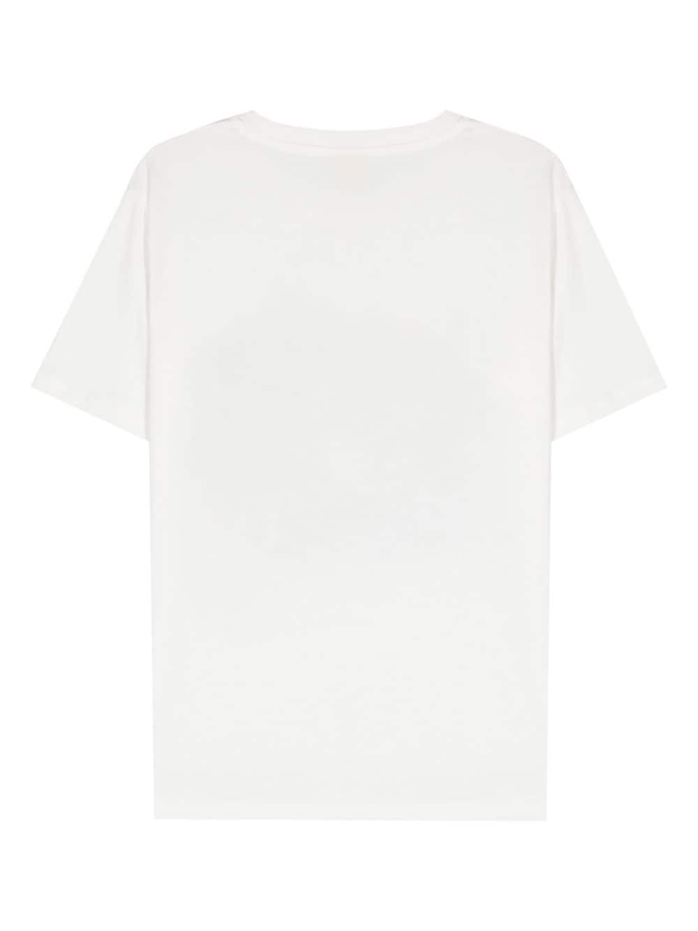 Peuterey Tofino Print Reg cotton T-shirt - Wit
