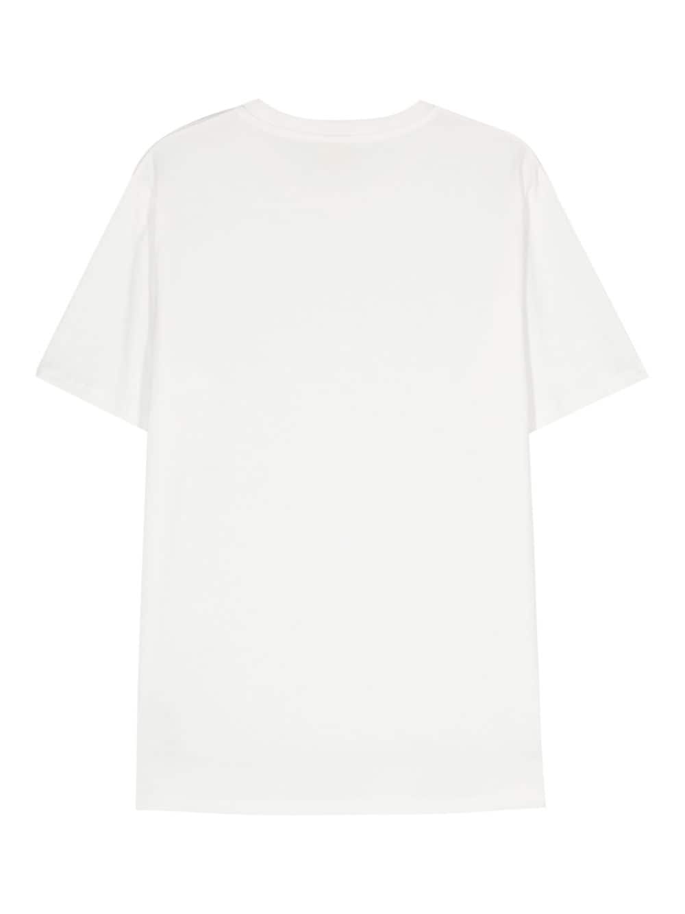 Peuterey Lapoint Palm Reg cotton T-shirt - Wit