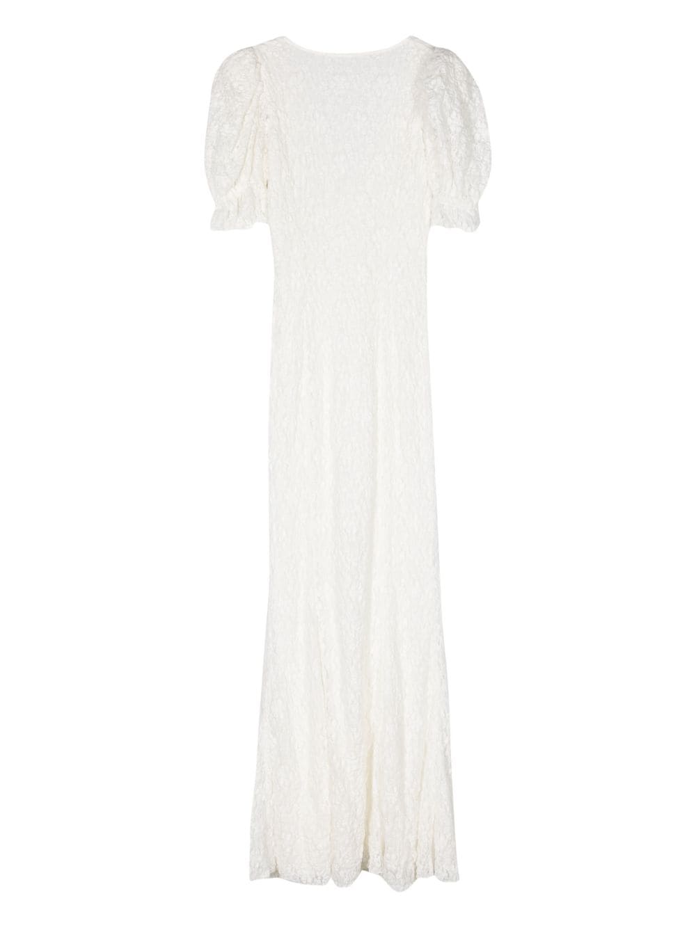 ROTATE Maxi-jurk met pofmouwen - Wit