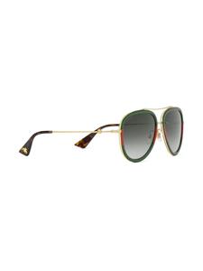 Gucci Eyewear Zonnebril met piloten montuur - Metallic