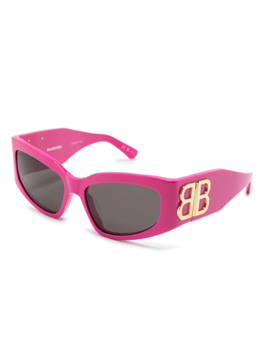 Balenciaga Eyewear Bossy butterfly-frame sunglasses - Roze