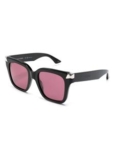 Alexander McQueen Eyewear oversized-frame sunglasses - Zwart
