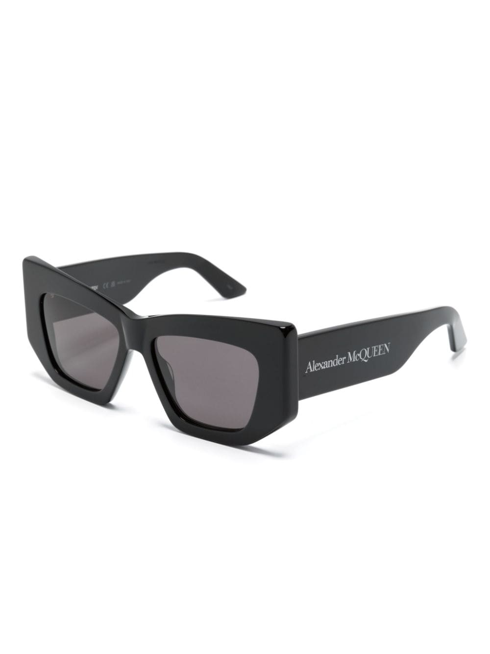 Alexander McQueen Eyewear butterfly-frame sunglasses - Zwart