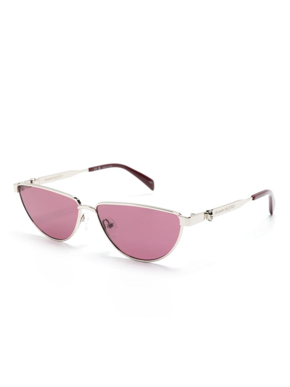 Alexander McQueen Eyewear 0456S geometric-frame sunglasses - Zilver