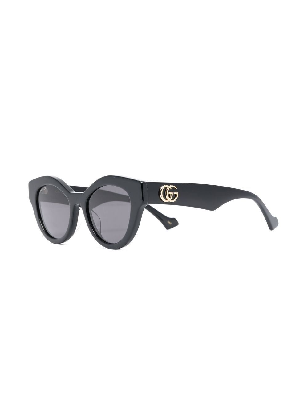 Gucci Eyewear Zonnebril met cat-eye montuur - Zwart