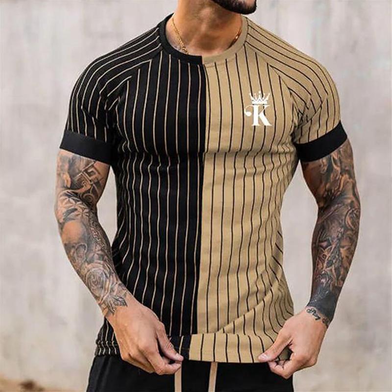 Haodingfushi New Men Casual 3D Digital Print Short Sleeve T Shirt , Men Summer Trending Fashion T Shirt , S-6XL .