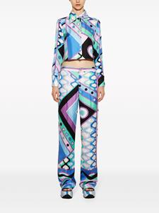 PUCCI Zijden broek - Blauw