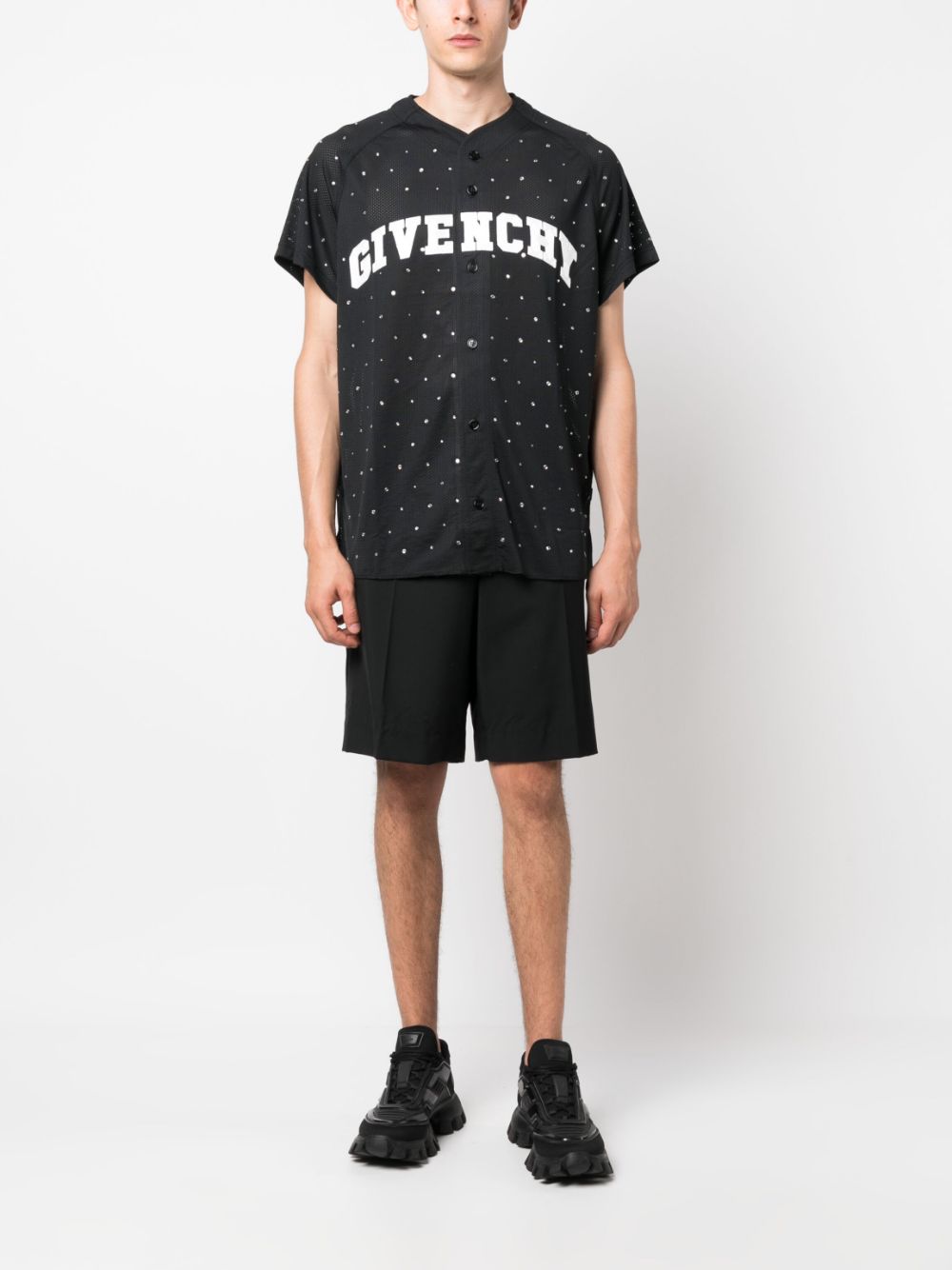 Givenchy Overhemd met studs - Zwart