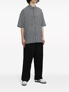 Izzue striped cotton shirt - Zwart