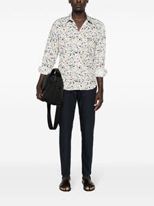 Paul Smith Overhemd met bloemenprint - Wit