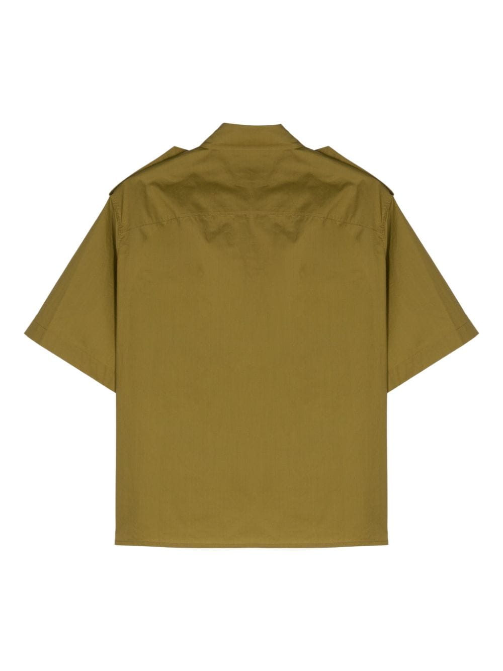 Neil Barrett Popeline overhemd met epauletten - Groen