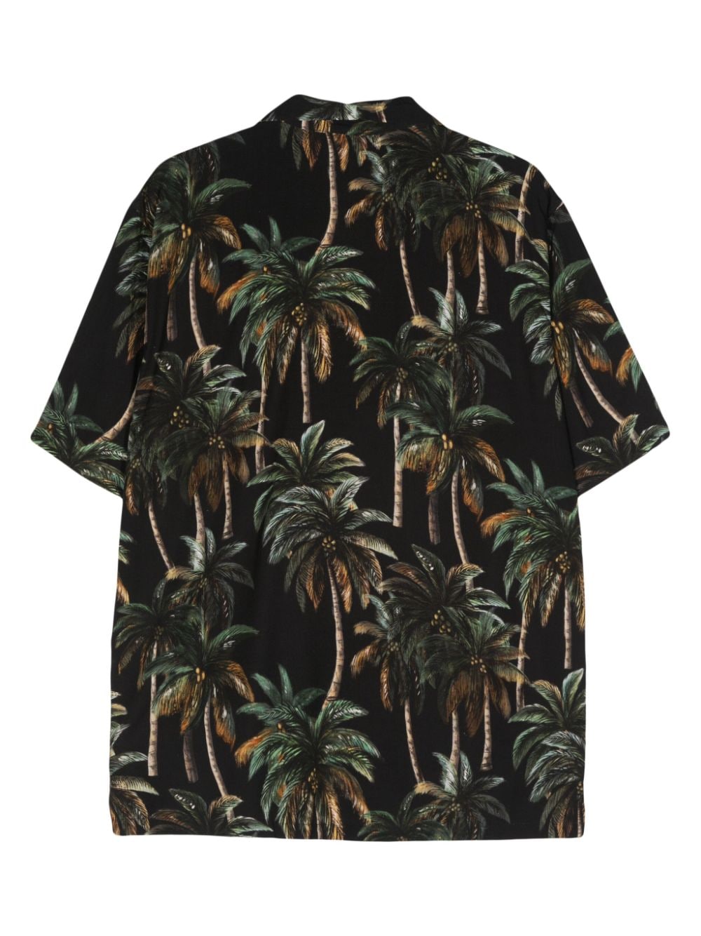 Endless Joy Palem palm-tree-print shirt - Zwart
