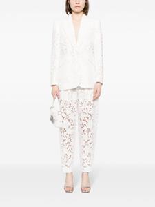 ZIMMERMANN Natura lace tapered trousers - Wit