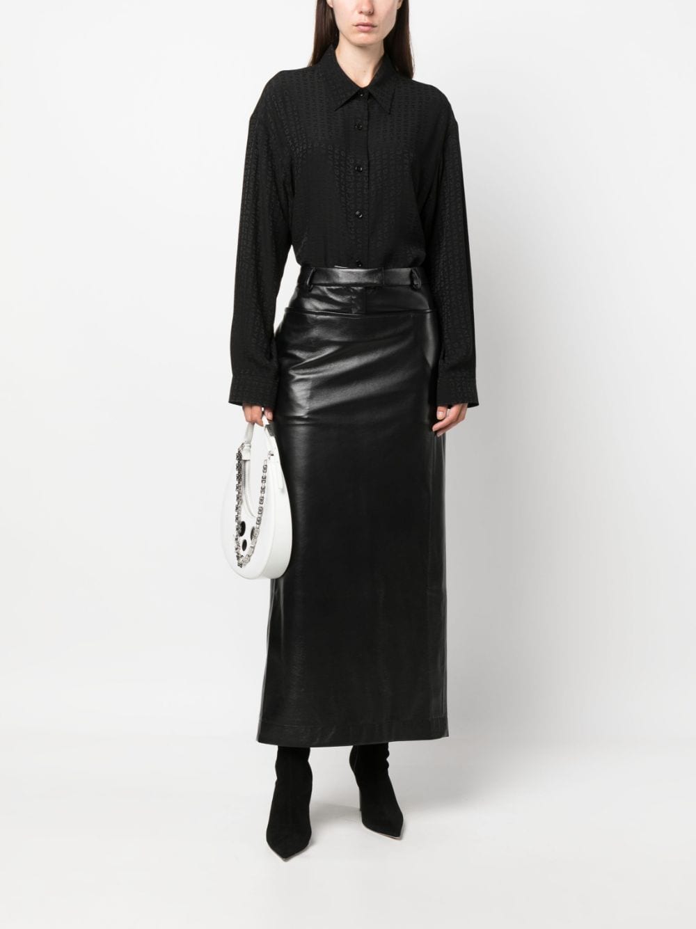 Givenchy Blouse met logoprint - Zwart