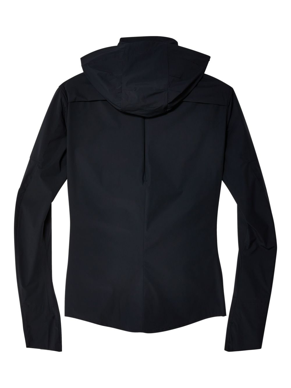 JOHANNA PARV zip-detail hooded shirt - Zwart