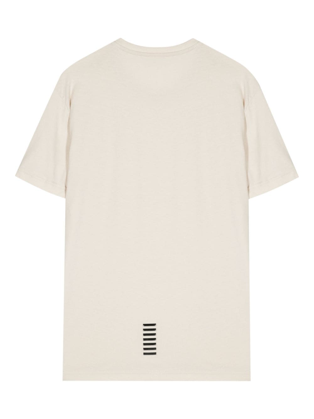 Ea7 Emporio Armani logo-print cotton T-shirt - Beige