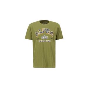 Alpha Industries T-Shirt ALPHA INDUSTRIES Men - T-Shirts College Camo T