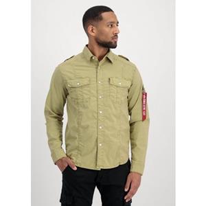 Alpha Industries T-Shirt "ALPHA INDUSTRIES Men - Overshirts Basic Shirt Slim"