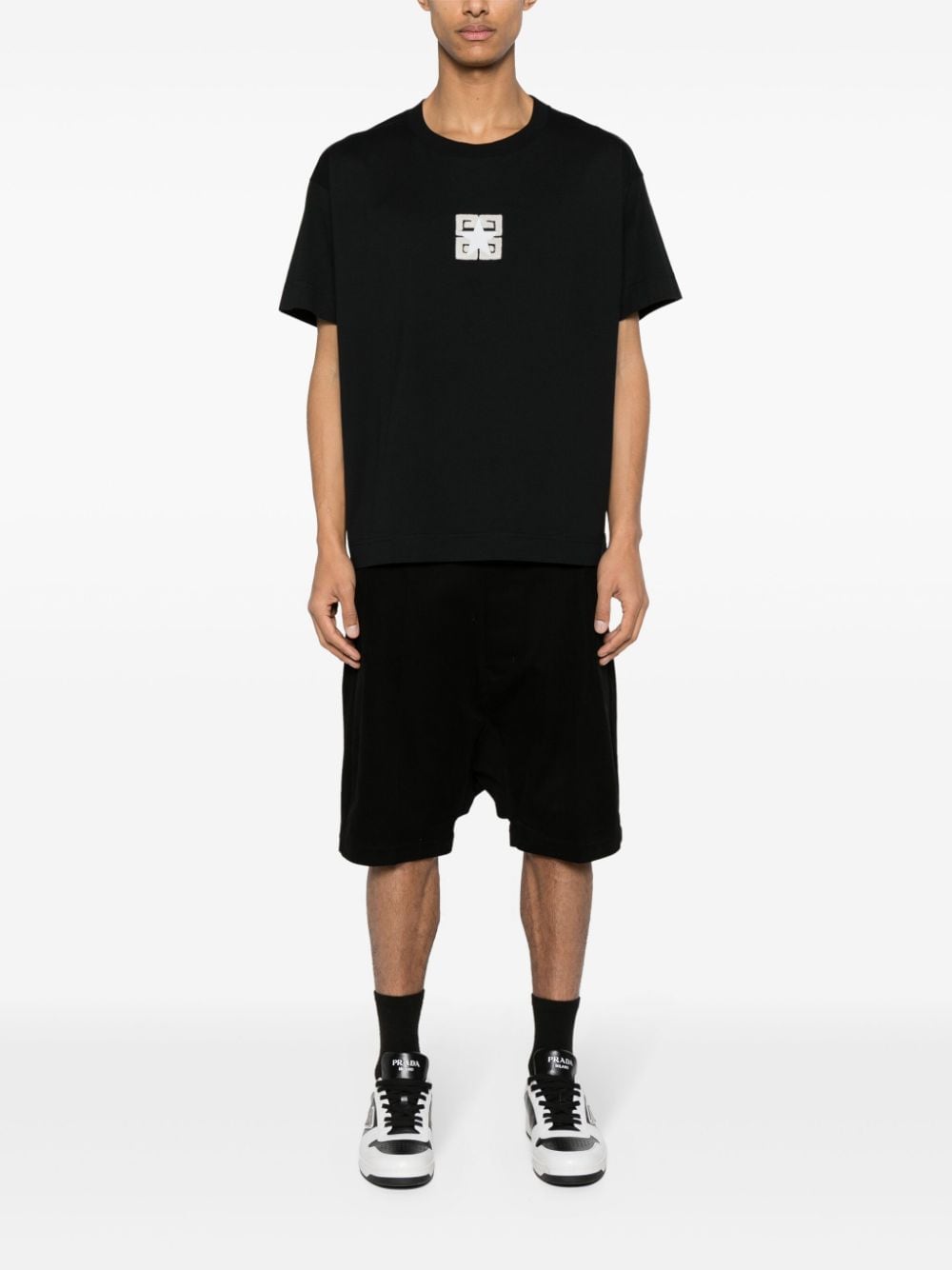 Givenchy Katoenen T-shirt met print - Zwart