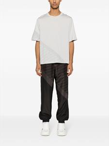 FENDI Katoenen T-shirt met diagonale print - Grijs