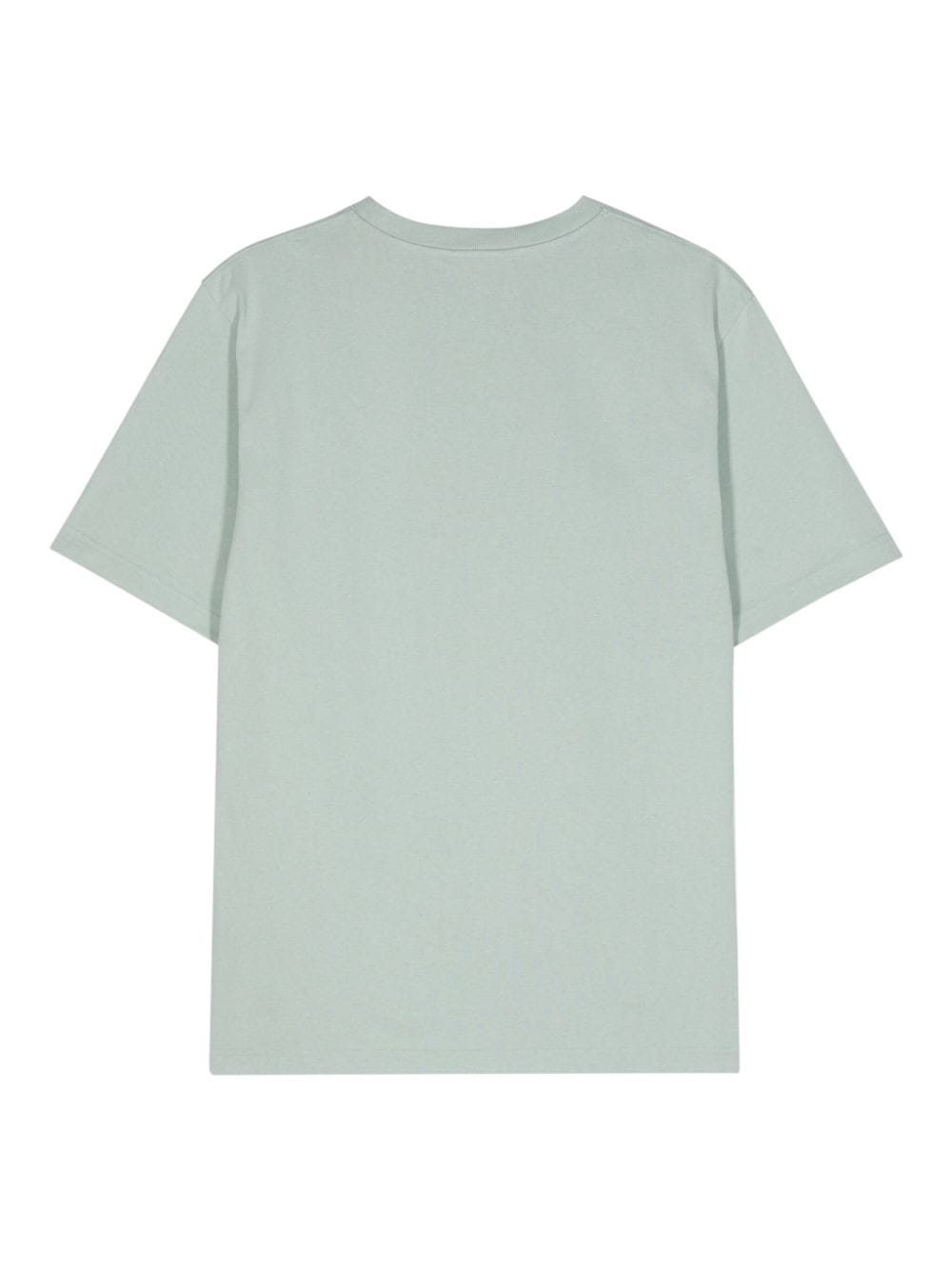 Maison Kitsuné Katoenen T-shirt met vossen-patroon - Groen