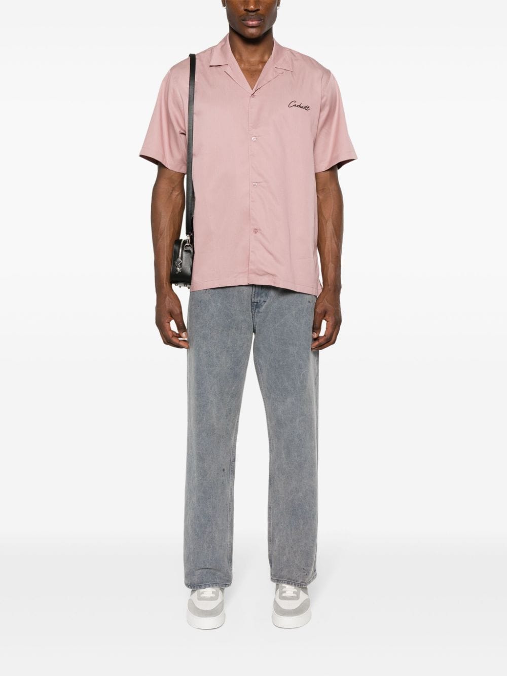 Carhartt WIP Delray twill shirt - Roze