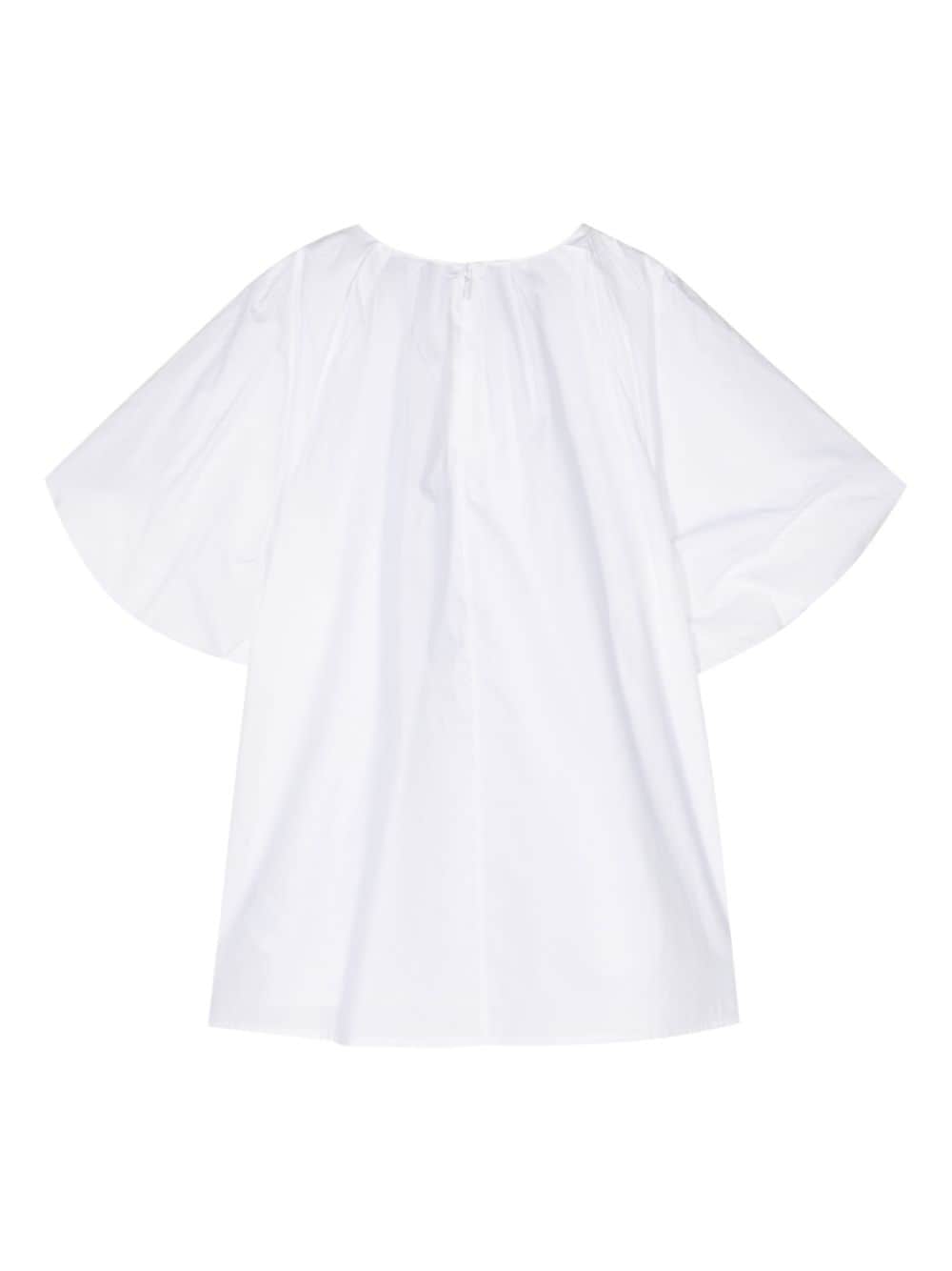 Essentiel Antwerp Fay blouse met pofmouwen - Wit
