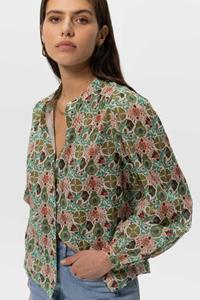 Sissy-Boy Groene Blouse Met Print