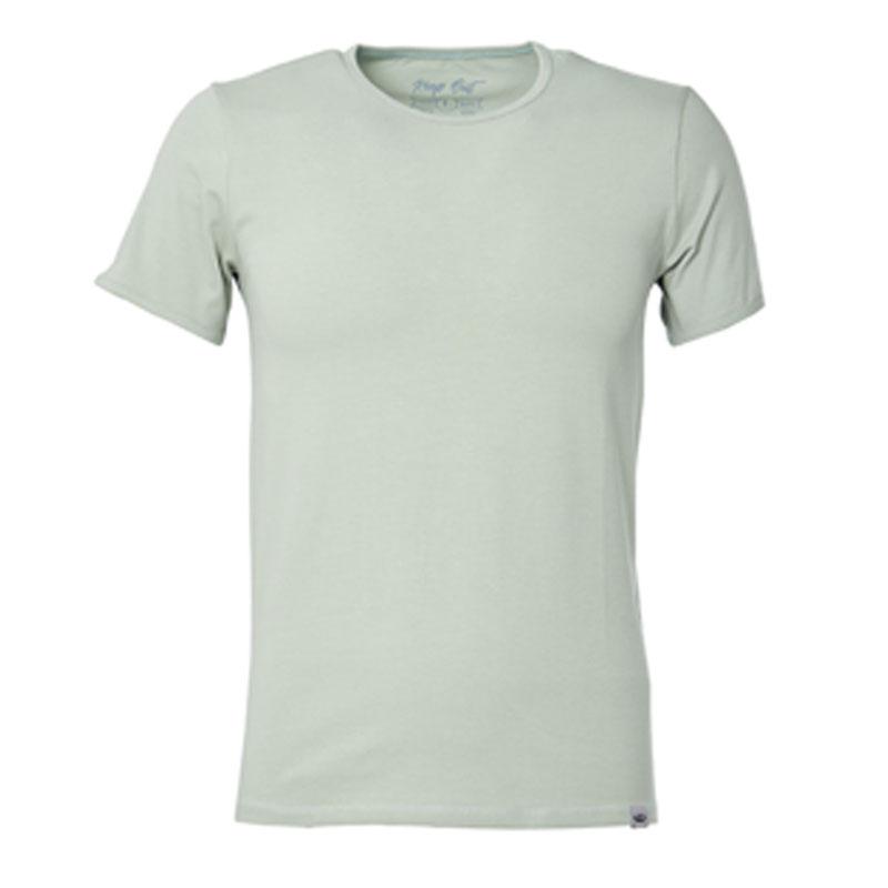 Keep Out Basic T-shirt met ronde hals voor heren, mintgroen