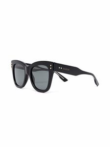 Gucci Eyewear Zonnebril met cat-eye montuur - Zwart