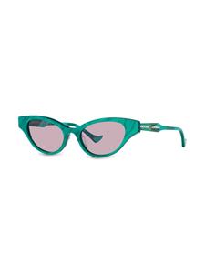 Gucci Eyewear Zonnebril met cat-eye montuur - Groen