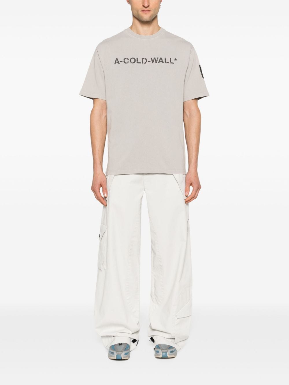 A-COLD-WALL* T-shirt met logoprint - Grijs