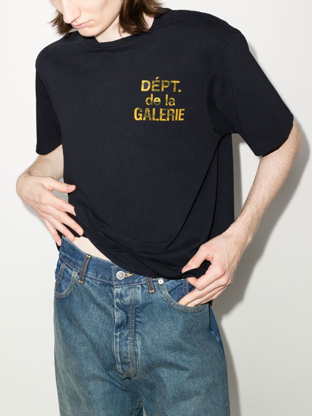 GALLERY DEPT. T-shirt met logoprint - Blauw