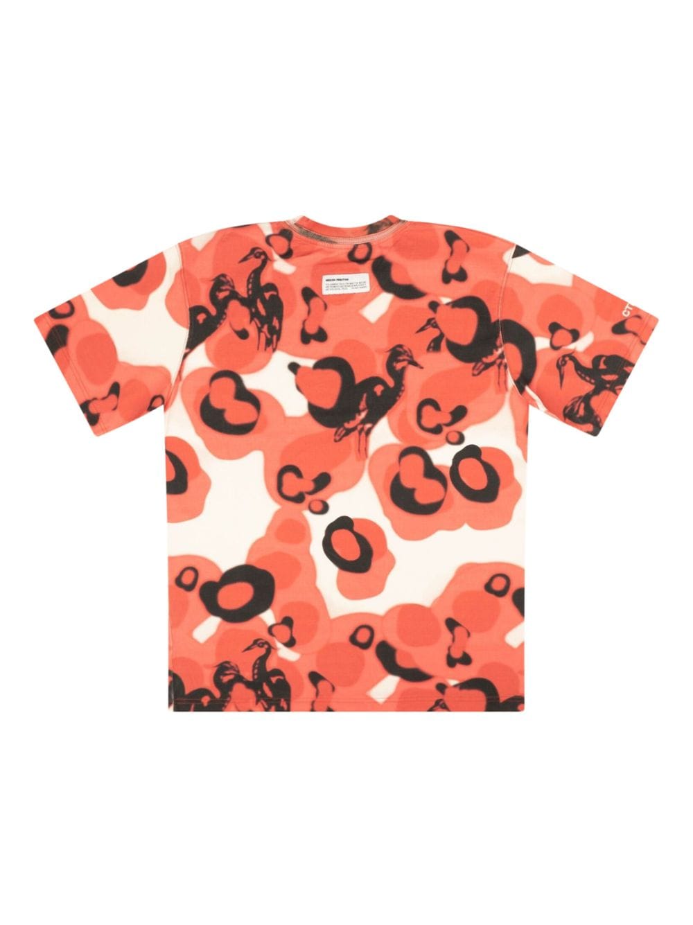 Heron Preston Katoenen T-shirt met camouflageprint - Rood