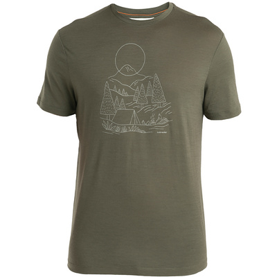 Icebreaker Heren Tech Lite III Sunset Camp T-Shirt