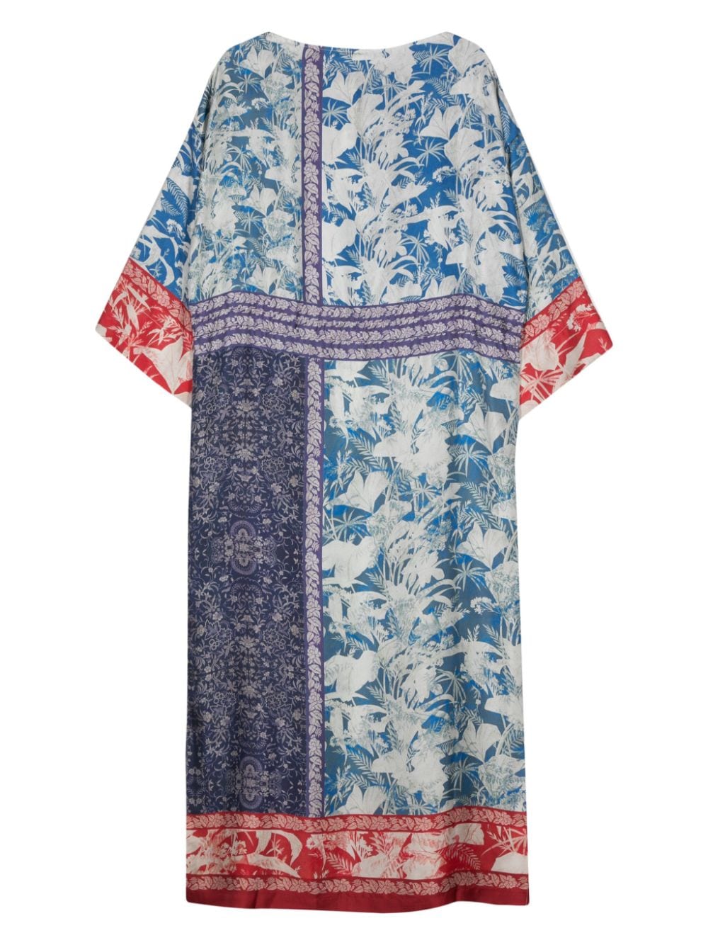 Pierre-Louis Mascia floral silk maxi dress - Blauw