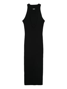 Federica Tosi knitted maxi dress - Zwart