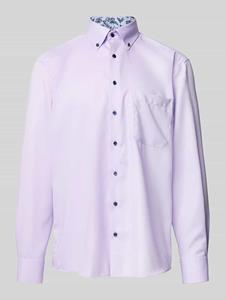 ETERNA Mode GmbH COMFORT FIT Hemd in lavender unifarben