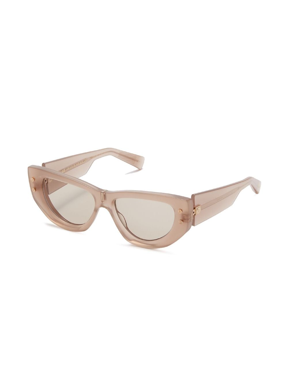 Balmain Eyewear B-Muse zonnebril met vlindermontuur - Beige