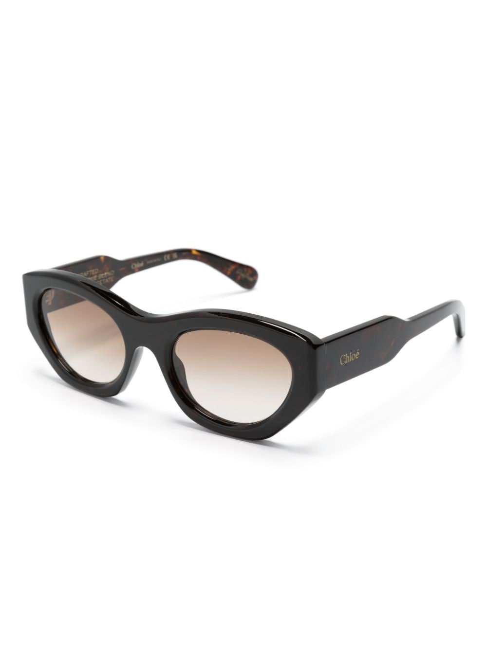 Chloé Eyewear Gayia cat-eye sunglasses - Bruin