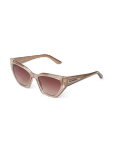 Karl Lagerfeld translucent cat-eye sunglasses - Beige