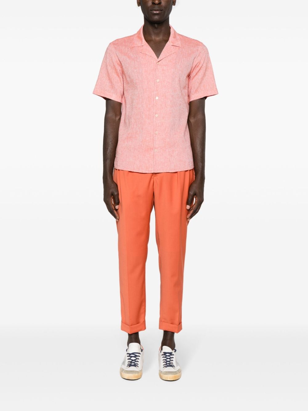 Manuel Ritz Overhemd met korte mouwen - Oranje