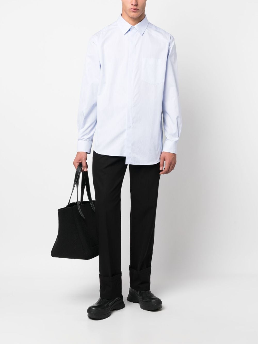 LOEWE Asymmetrisch overhemd - Wit