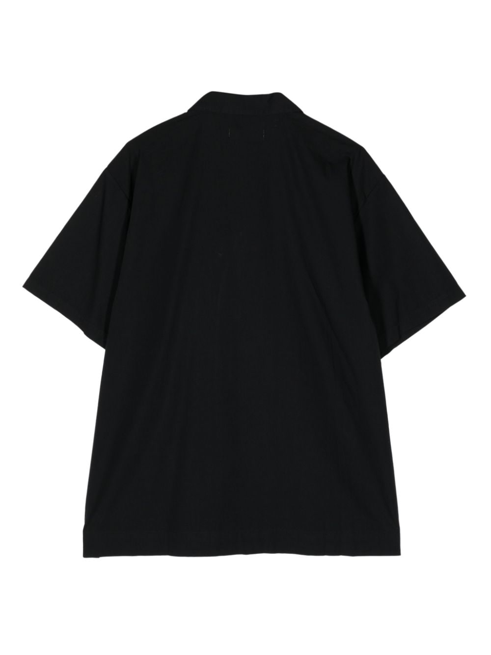 TEKLA Effen overhemd van biologisch katoen - Zwart