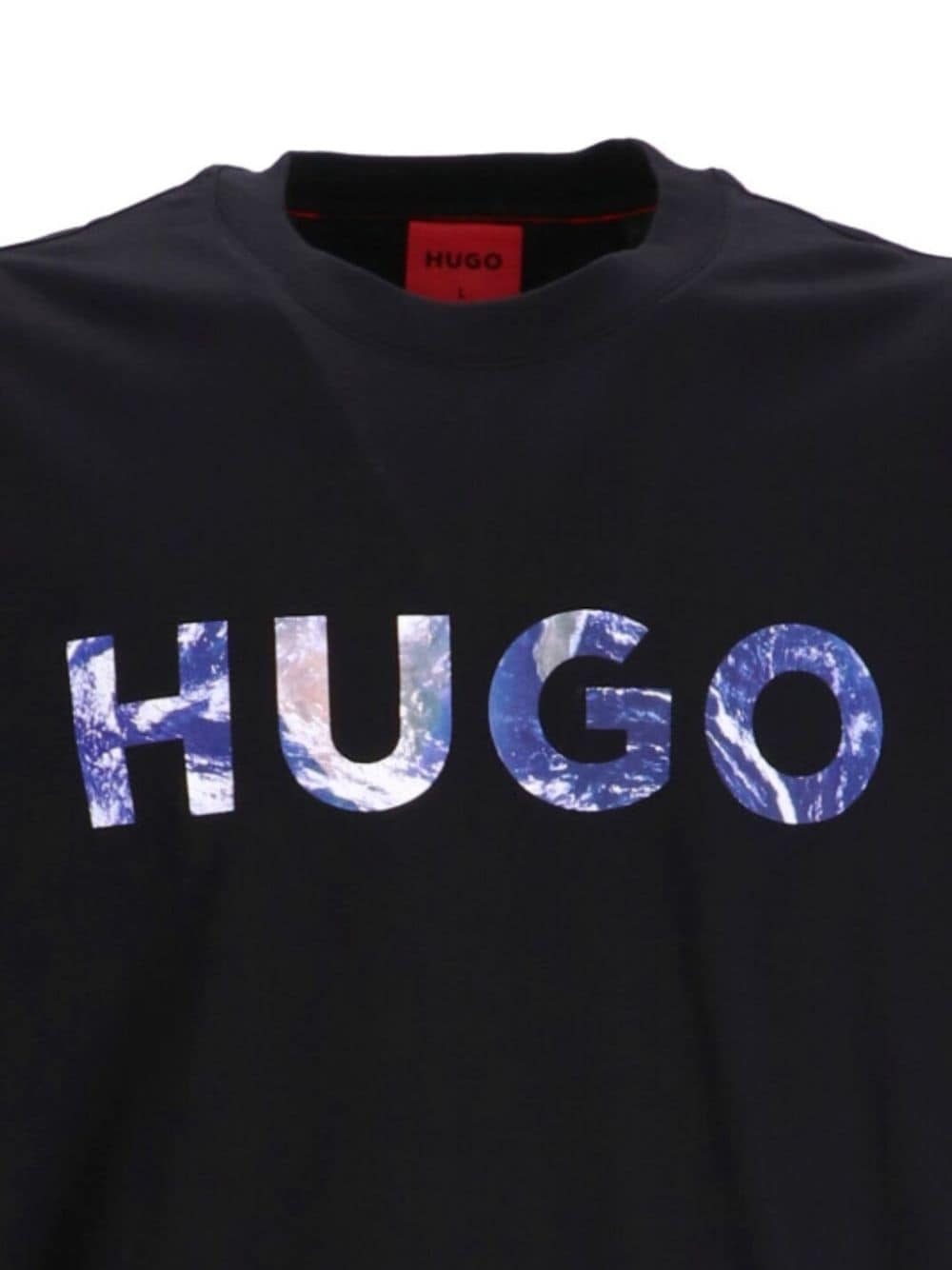 HUGO T-shirt met logo - Blauw